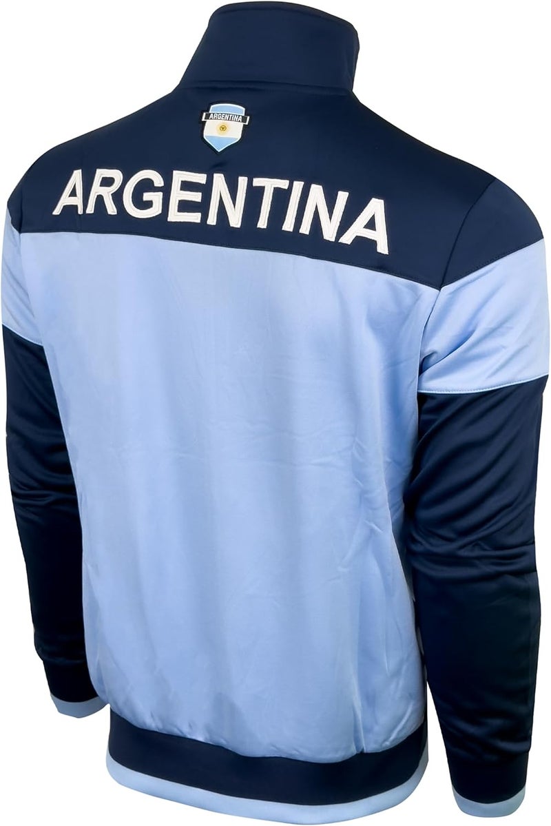 Just 4 Kicks Boy's Argentina Full Zip Track Jacket, Number 10 Argentina Soccer Jacket Youth Sizes - Image 4